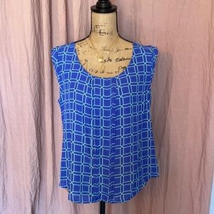 Blue sleeveless top by Candies
